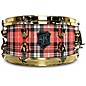 SJC Drums Plaid Maple Snare Drum With Brass Hardware 13 x 6 in. Orange thumbnail