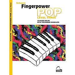 SCHAUM Fingerpower Pop - Level 3 (10 Piano Solos with Technique Warm-Ups)