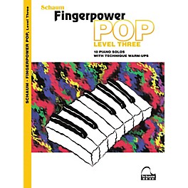 SCHAUM Fingerpower Pop - Level 3 (10 Piano Solos with Technique Warm-Ups)