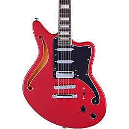 D'Angelico Premier Series Bedford SH... D'Angelico Premier Series Bedford SH Electric Guitar Offset Stopbar Tailpiece Oxblood