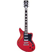 D'angelico Premier Series Bedford Sh Electric Guitar Offset Stopbar Tailpiece Oxblood for sale