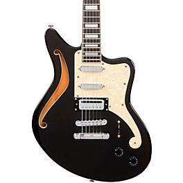 D'Angelico Premier Series Bedfor... D'Angelico Premier Series Bedford SH Electric Guitar Offset Stopbar Tailpiece Black Flake