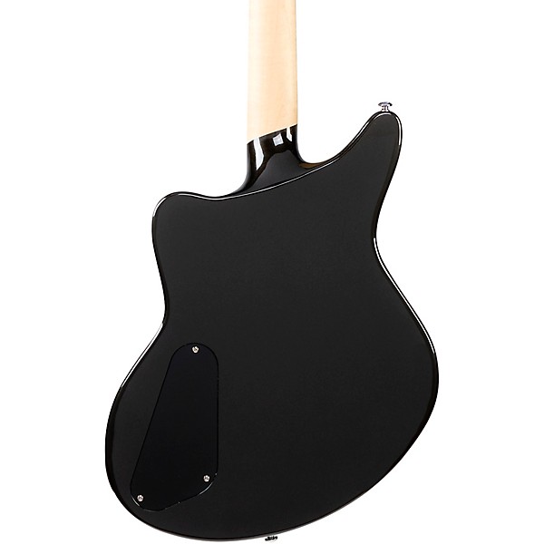 D'Angelico Premier Series Bedford SH Electric Guitar Offset Stopbar Tailpiece Black Flake