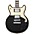 D'Angelico Pre... D'Angelico Premiere Series Brighton Solid Body Electric Guitar Double Cutaway Stopbar Tailpiece Black Flake