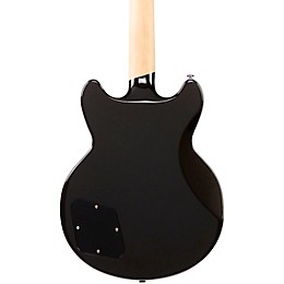 Open Box D'Angelico Premiere Series Brighton Solid Body Electric Guitar Double Cutaway Stopbar Tailpiece Level 2 Black Flake 194744818264