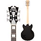 D'Angelico Premiere Series Brighton Solid Body Electric Guitar Double Cutaway Stopbar Tailpiece Black Flake