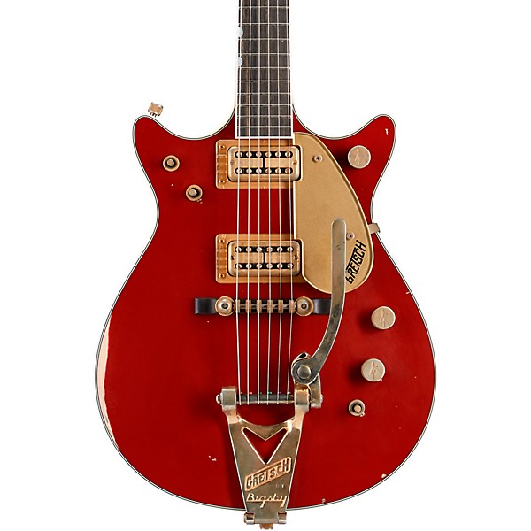 Gretsch Guitars '62 Double-Cut Firebird Heavy Relic, Masterbuilt By Stephen Stern Firebird Red