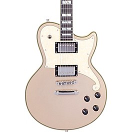 ... D'Angelico Deluxe Series Atlantic Solid Body Electric Guitar With USA Seymour Duncan Humbuckers and Stopbar Tailpiece Desert Gold