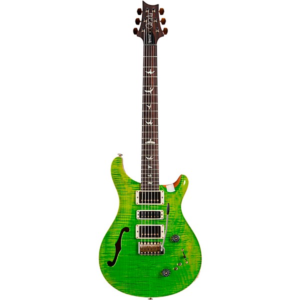 PRS Special Semi-Hollow 10-Top With Pattern Neck Electric Guitar Eriza Verde