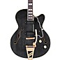 Open Box D'Angelico Excel Series 59 Hollowbody Electric Guitar with USA Seymour Duncan P-90's and Shield Tremolo Level 2 Black Dog 194744342622 thumbnail