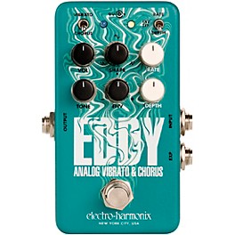 Electro-Harmonix Eddy Analog Vibrato & Chorus Effects Pedal Mint Green