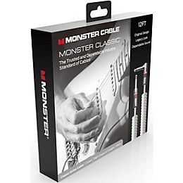 Monster Cable Prolink Classic Instrument Cable Coiled 12 ft. White