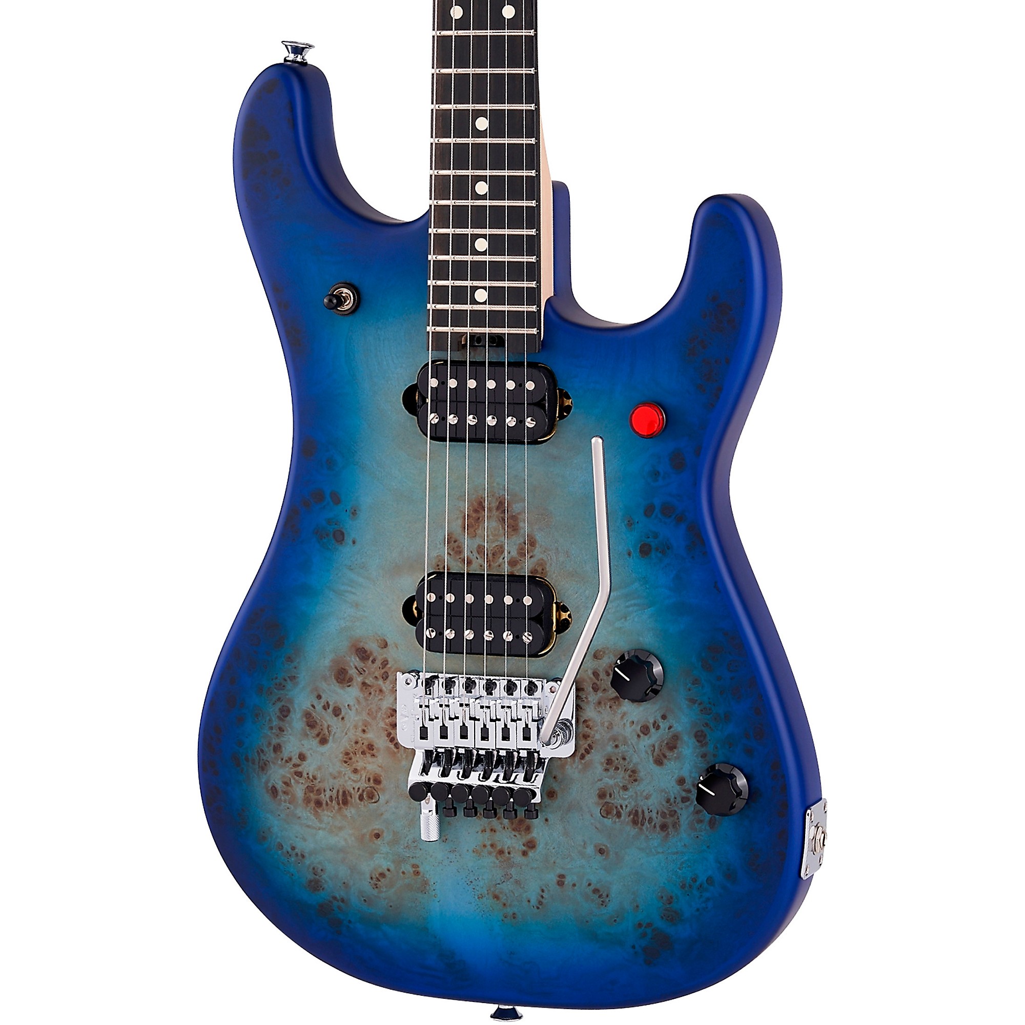 ギター EVH 5150 Deluxe Black Burst 5150™ Series :: 5150® Series Deluxe Poplar Burl, Ebony
