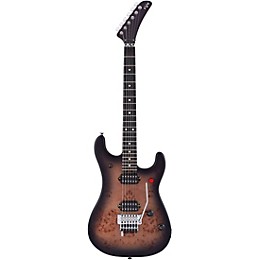 EVH 5150 Deluxe Poplar Burl Electric Guitar Black Burst