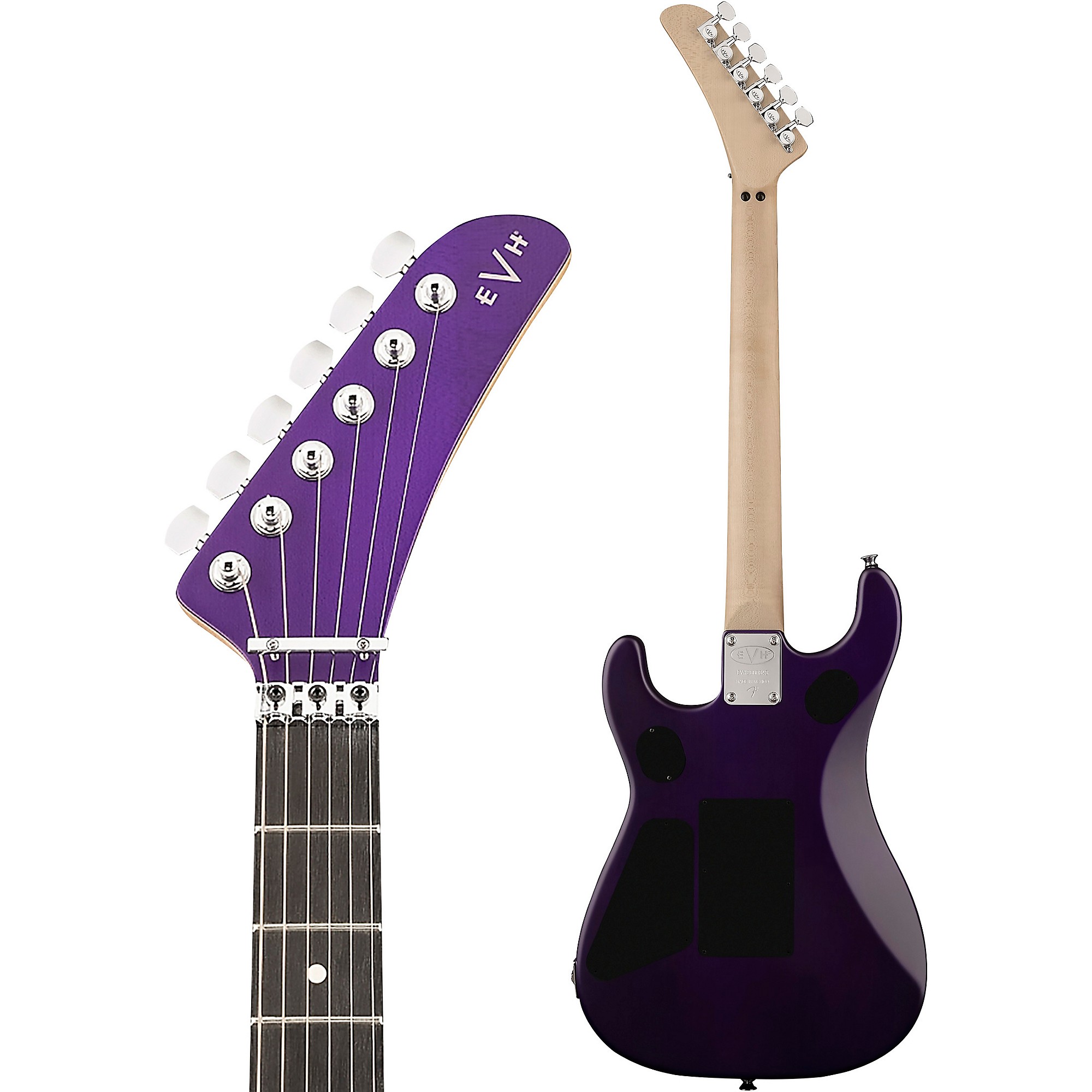 ギター 5150 EVH 5150 Deluxe Poplar Burl Electric Guitar Purple Daze