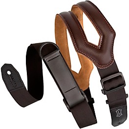 Levy's MRHSS 3" Wide RipChord Guitar Strap Dark Brown