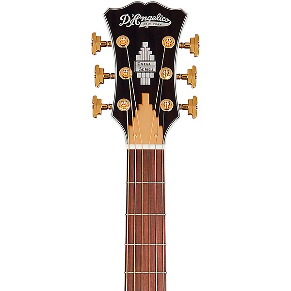 D'Angelico Excel Series Gramercy XT Grand Auditorium Acoustic-Electric Guitar Vintage Sunburst