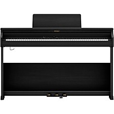 Open Box Roland RP501R Digital Upright Home Piano Black | Guitar