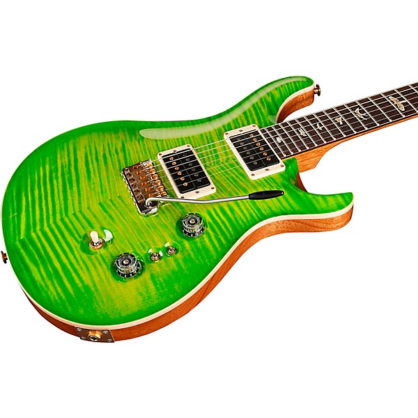 PRS Custom 24-08 10-Top with Pattern Thin Neck Electric Guitar Eriza Verde