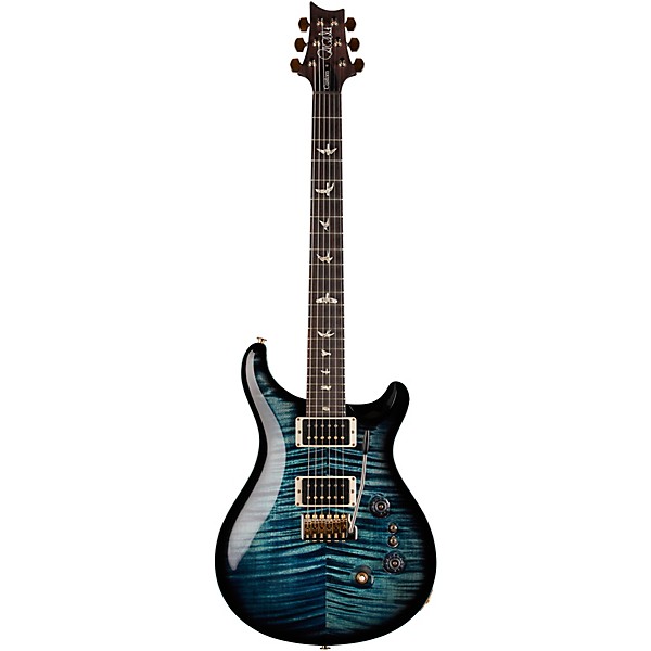 PRS Custom 24-08 10-Top with Pattern Thin Neck Electric Guitar Cobalt Smokeburst