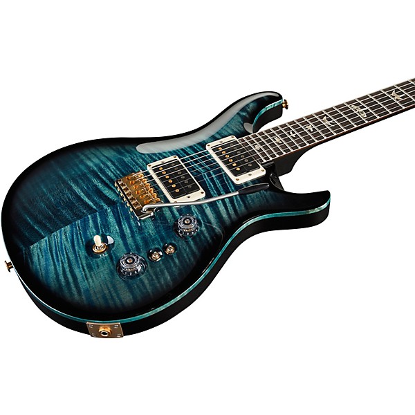 PRS Custom 24-08 10-Top with Pattern Thin Neck Electric Guitar Cobalt Smokeburst