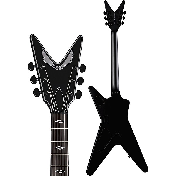 Open Box Dean ML Select Fluence Electric Guitar Level 2 Black Satin 194744703287