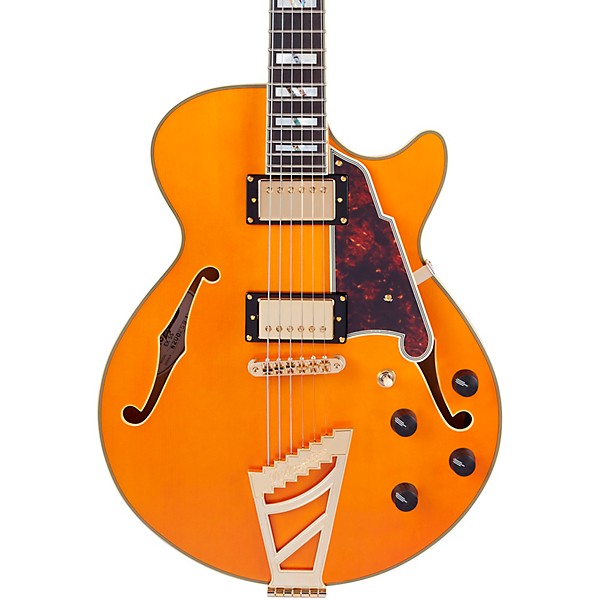 D'Angelico Excel Series SS Semi-Hollow Electric Guitar With USA Seymour Duncan Humbuckers and Stairstep Tailpiece Vintage ...