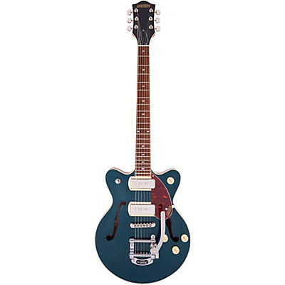 Gretsch Guitars G2655t-P90 Streamliner Center Block Jr. Double-Cut P90 With Bigsby Two-Tone Midnight Sapphire And Vintage Mahogany Stain for sale