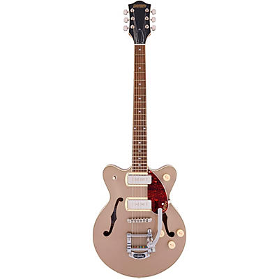 Gretsch Guitars G2655t-P90 Streamliner Center Block Jr. Double-Cut P90 With Bigsby Two-Tone Sahara Metallic And Vintage Mahogany Stain for sale
