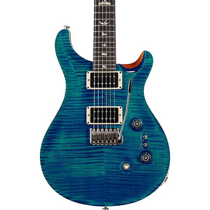 PRS Custom 2408 with Pattern Thin Neck Electric Guitar Aquamarine