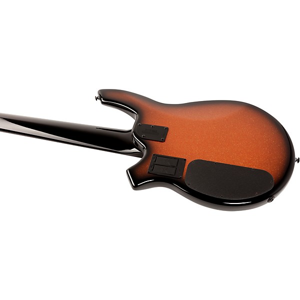 Ernie Ball Music Man Bongo 6 HH Ebony Fingerboard 6-String Electric Bass Guitar Harvest Orange