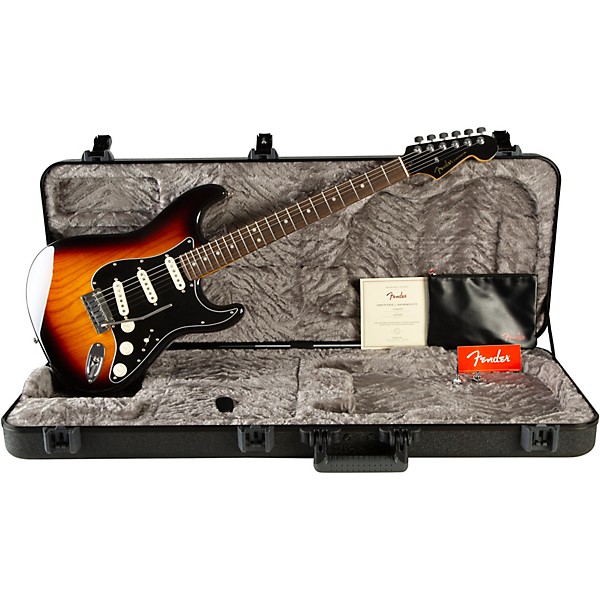 Fender American Ultra Luxe Stratocaster Rosewood Fingerboard Electric Guitar 2-Color Sunburst