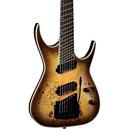 Dean Exile Select 7-String Multi Scale with Kahler Electric Guitar Satin Natural Black Burst