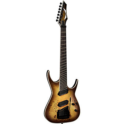 Dean Exile Select 7-String Multi Scale With Kahler Electric Guitar Satin Natural Black Burst for sale