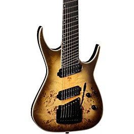 Blemished Dean Exile Select 8 MultiScale with Kahler Level 2 Satin Natural Black Burst 194744830976