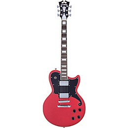 D'Angelico Premier Series Atlantic Solidbody Single Cutaway Electric Guitar With Stopbar Tailpiece Oxblood