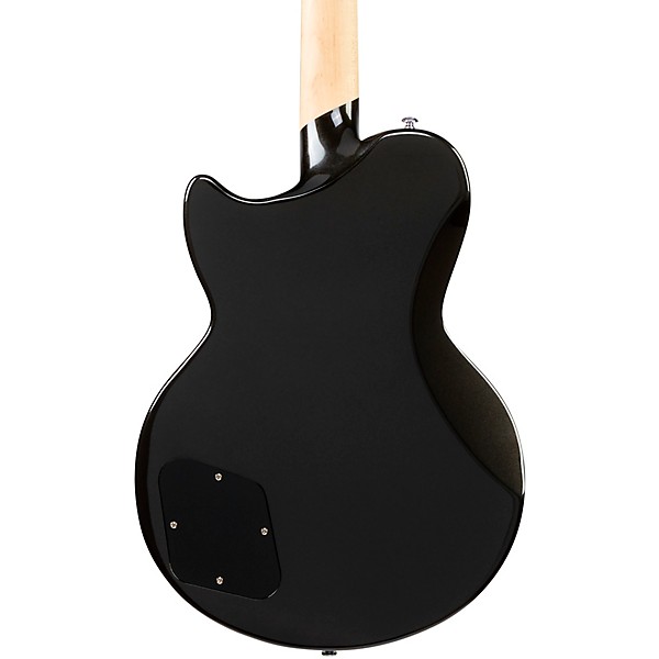 Open Box D'Angelico Premier Series Atlantic Solidbody Single Cutaway Electric Guitar With Stopbar Tailpiece Level 2 Black ...