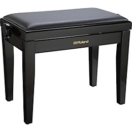 Roland RPB-200-US Piano Bench, Vinyl Seat Polished Ebony