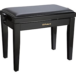 Roland RPB-200-US Piano Bench, Vinyl Seat Polished Ebony Roland RPB-200-US Piano Bench, Vinyl Seat Polished Ebony