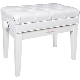 Roland RPB-500-US Piano Bench, Vinyl Seat, Music Compar... Roland RPB-500-US Piano Bench, Vinyl Seat, Music Compartment White