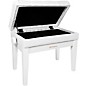Roland RPB-500-US Piano Bench, Vinyl Seat, Music Compartment White