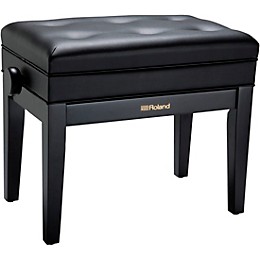 Roland RPB-400-US Piano Bench, Vinyl Seat Satin Black