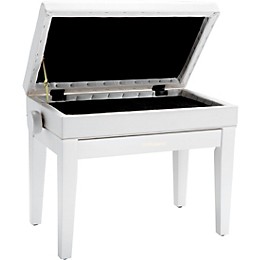 Roland RPB-400-US Piano Bench, Vinyl Seat Satin White
