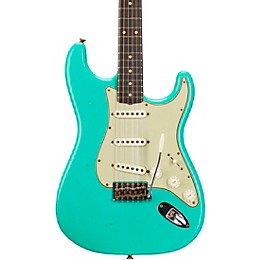Fender Custom Shop '62/'63 Limited-Edition Stratocaster Journeyman Relic Electric Guitar Aged Sea Foam Green