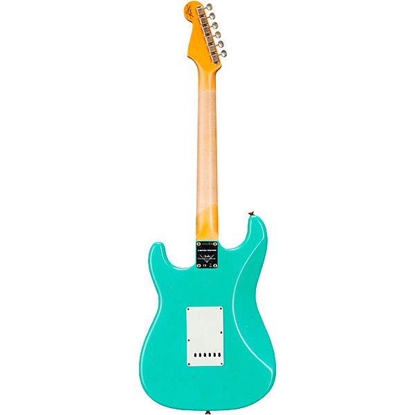 Fender Custom Shop '62/'63 Limited-Edition Stratocaster Journeyman Relic Electric Guitar Aged Sea Foam Green