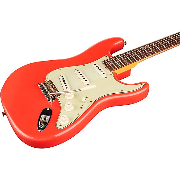 Fender Custom Shop '62/'63 Limited-Edition Stratocaster Journeyman Relic Electric Guitar Faded Aged 3-Color Sunburst