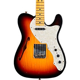 Fender Custom Shop 1969 Telecaster Thinline Journeyman Relic Electric Guitar 3-Color Sunburst