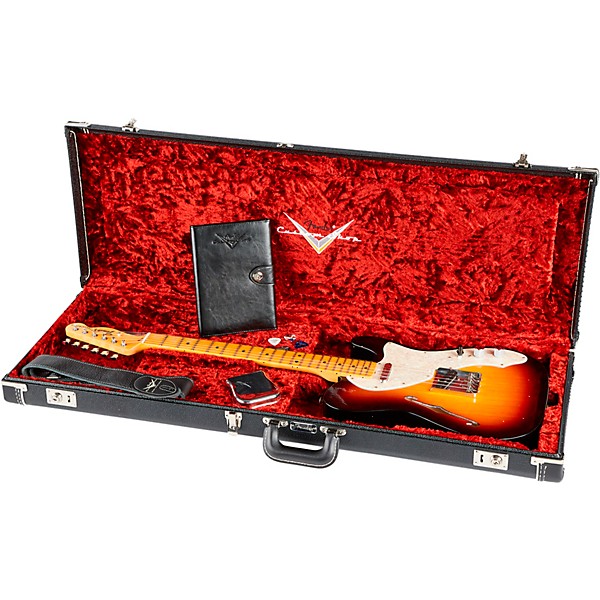 Fender Custom Shop 1969 Telecaster Thinline Journeyman Relic Electric Guitar 3-Color Sunburst