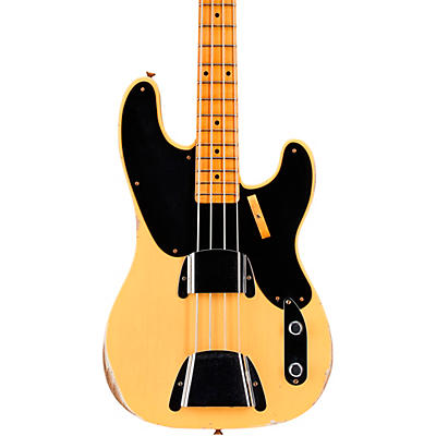 Fender Custom Shop 1951 Limited-Edition Precision Bass Heavy Relic Aged Nocaster Blonde for sale
