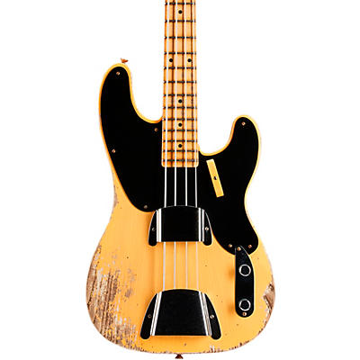 Fender Custom Shop 1951 Limited-Edition Precision Bass Heavy Relic Aged Nocaster Blonde for sale